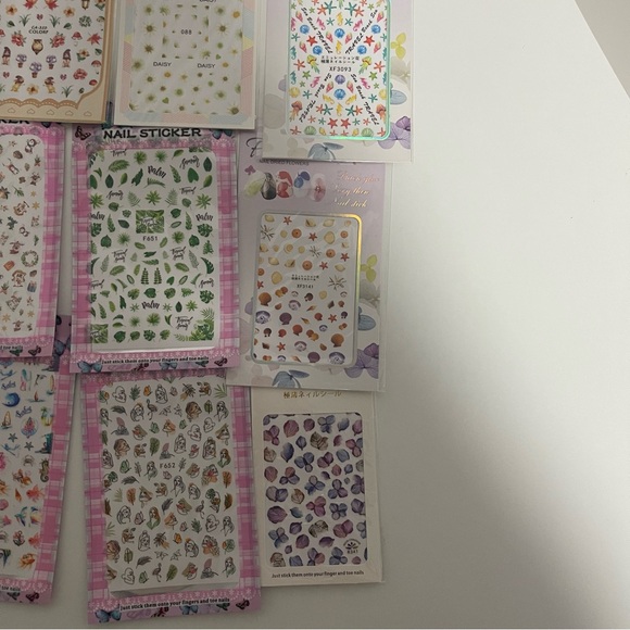 Nail Stickers  Lot Of 15 Diffrent Sheets. - Picture 4 of 4